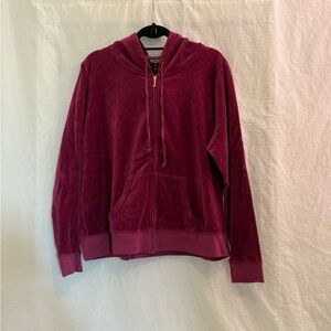 Juicy Couture Rich Pink Zip-Up Jacket